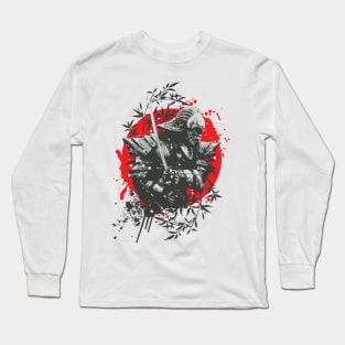 Black Samurai Long Sleeve T-Shirt